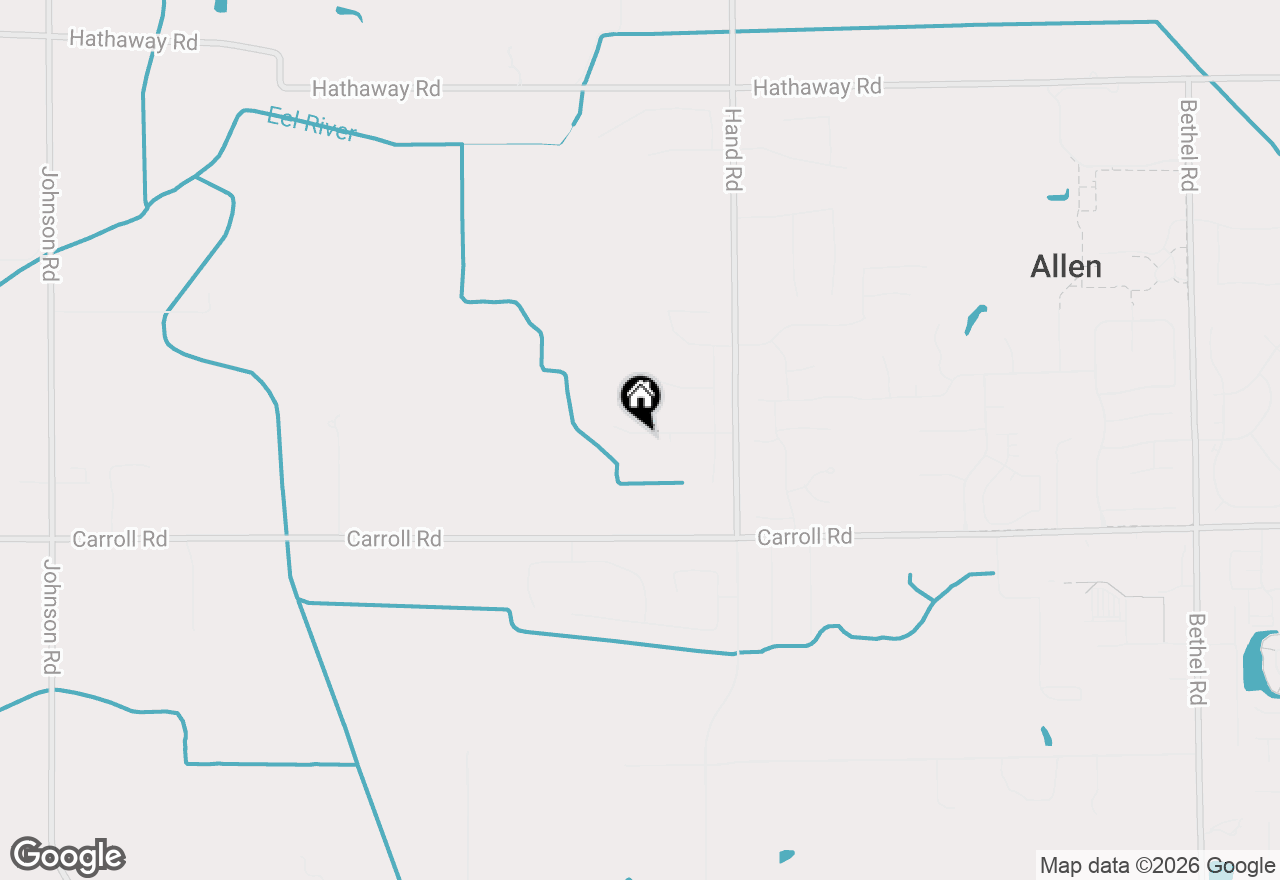Map of 5551 Tranquilo Way, Fort Wayne, IN 46818