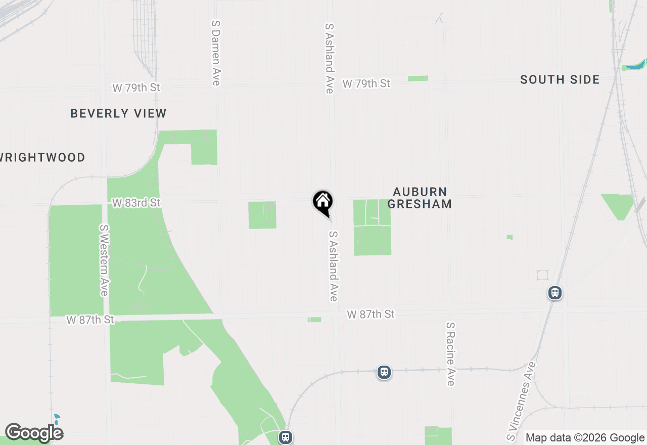 Map of 8351 S Marshfield Avenue, Chicago, IL 60620