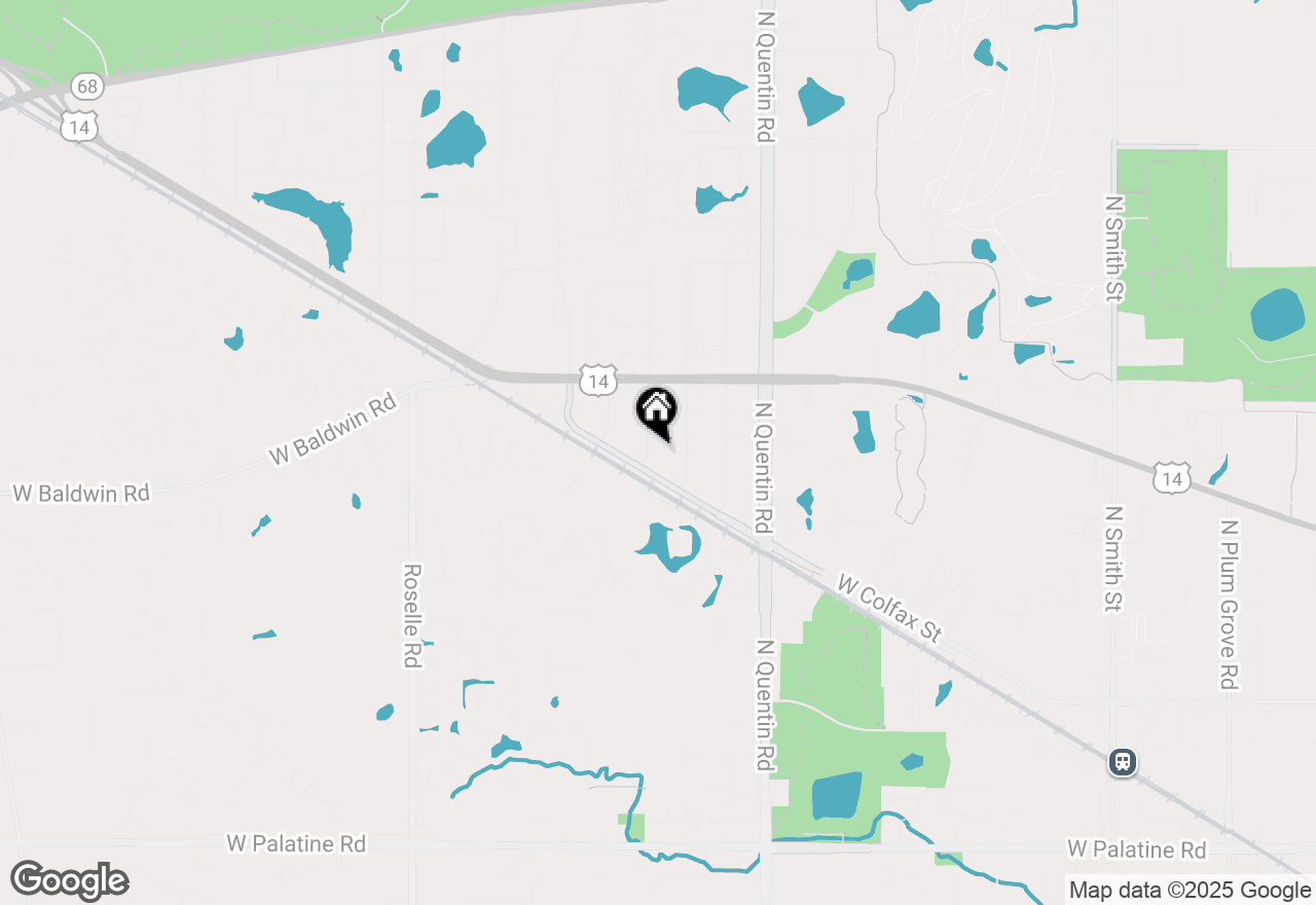 Map of 701 N Coolidge Avenue, Palatine, IL 60067