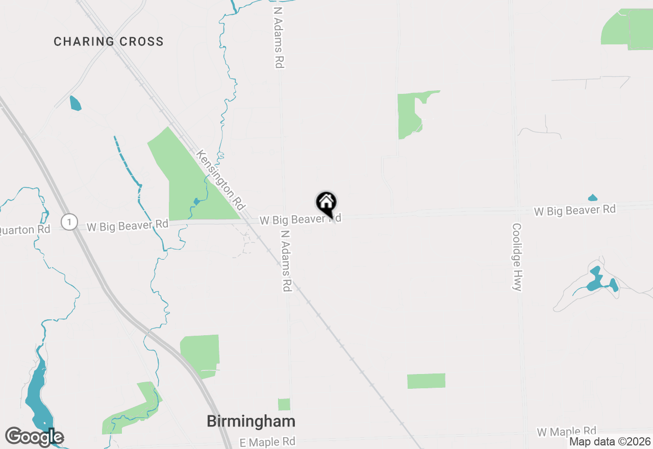 Map of 3824 Poppleton Court, Troy, MI 48084