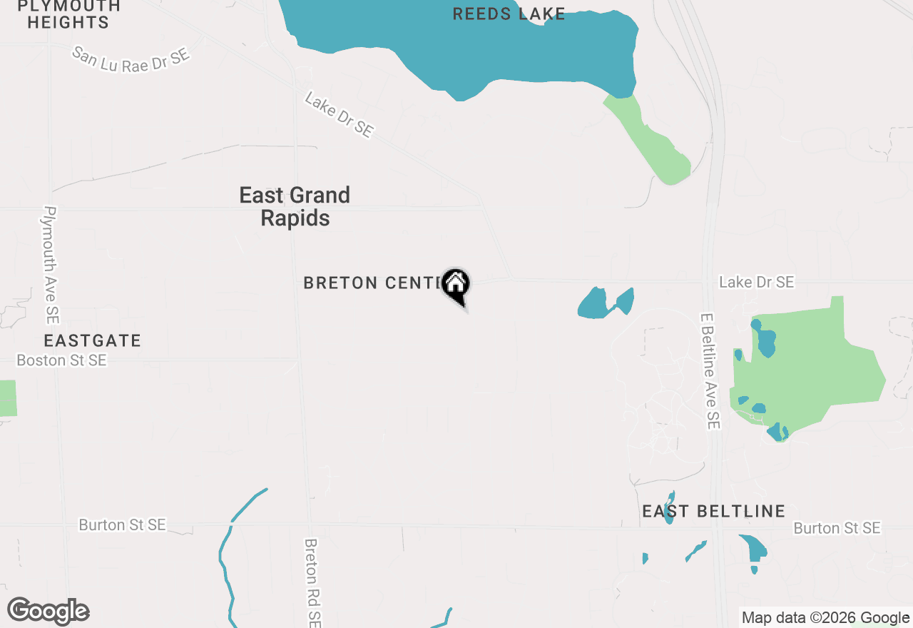Map of 2752 Maplewood Drive Se, East Grand Rapids, MI 49506