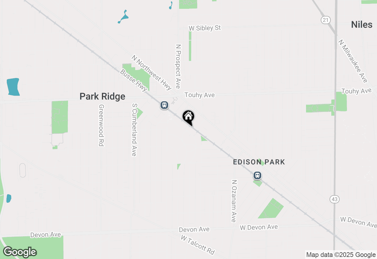 Map of 257 Vine Avenue #C, Park Ridge, IL 60068