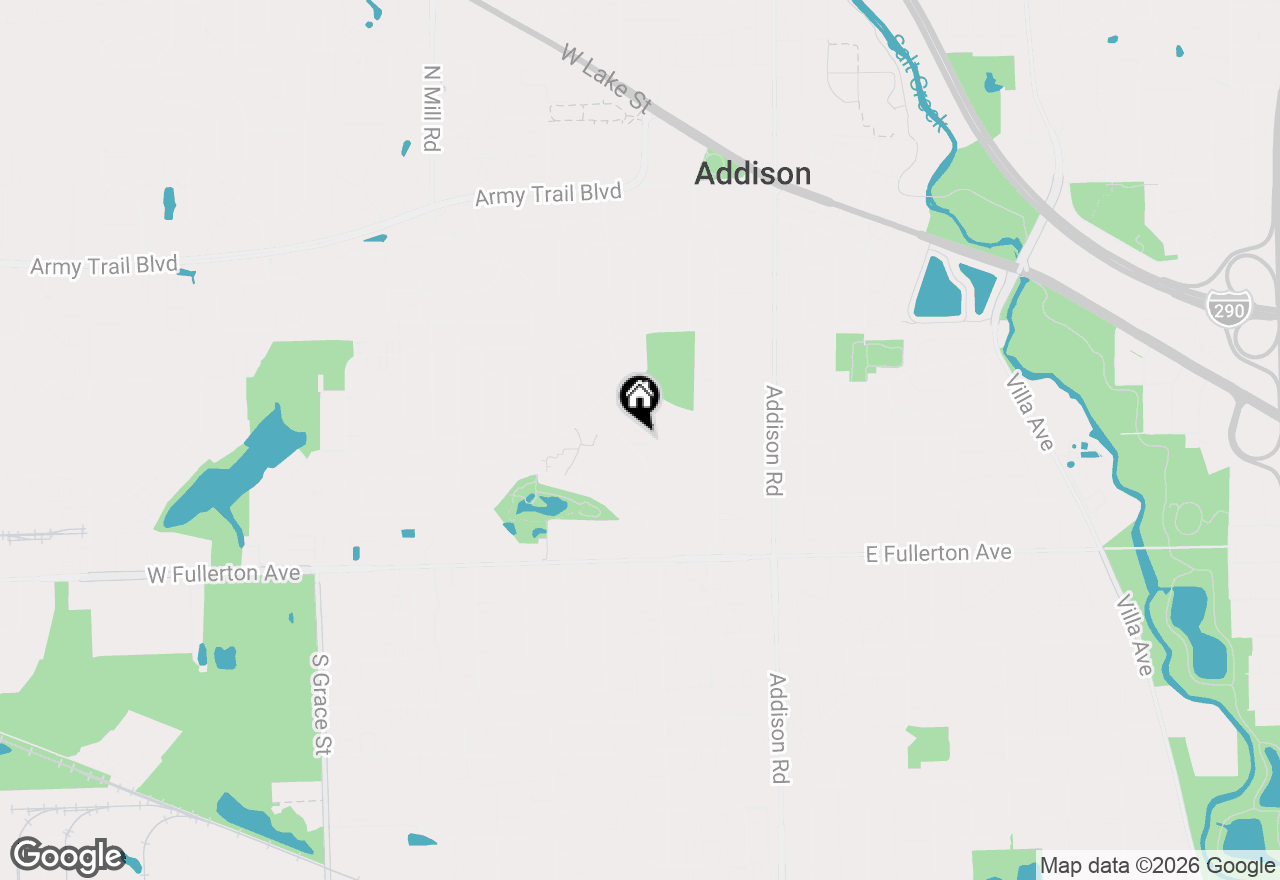 Map of 215 S Hale Street #9B, Addison, IL 60101