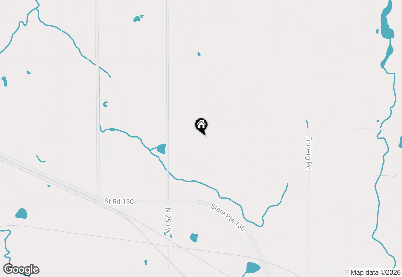 Map of 4057 Reflection Place, Valparaiso, IN 46385