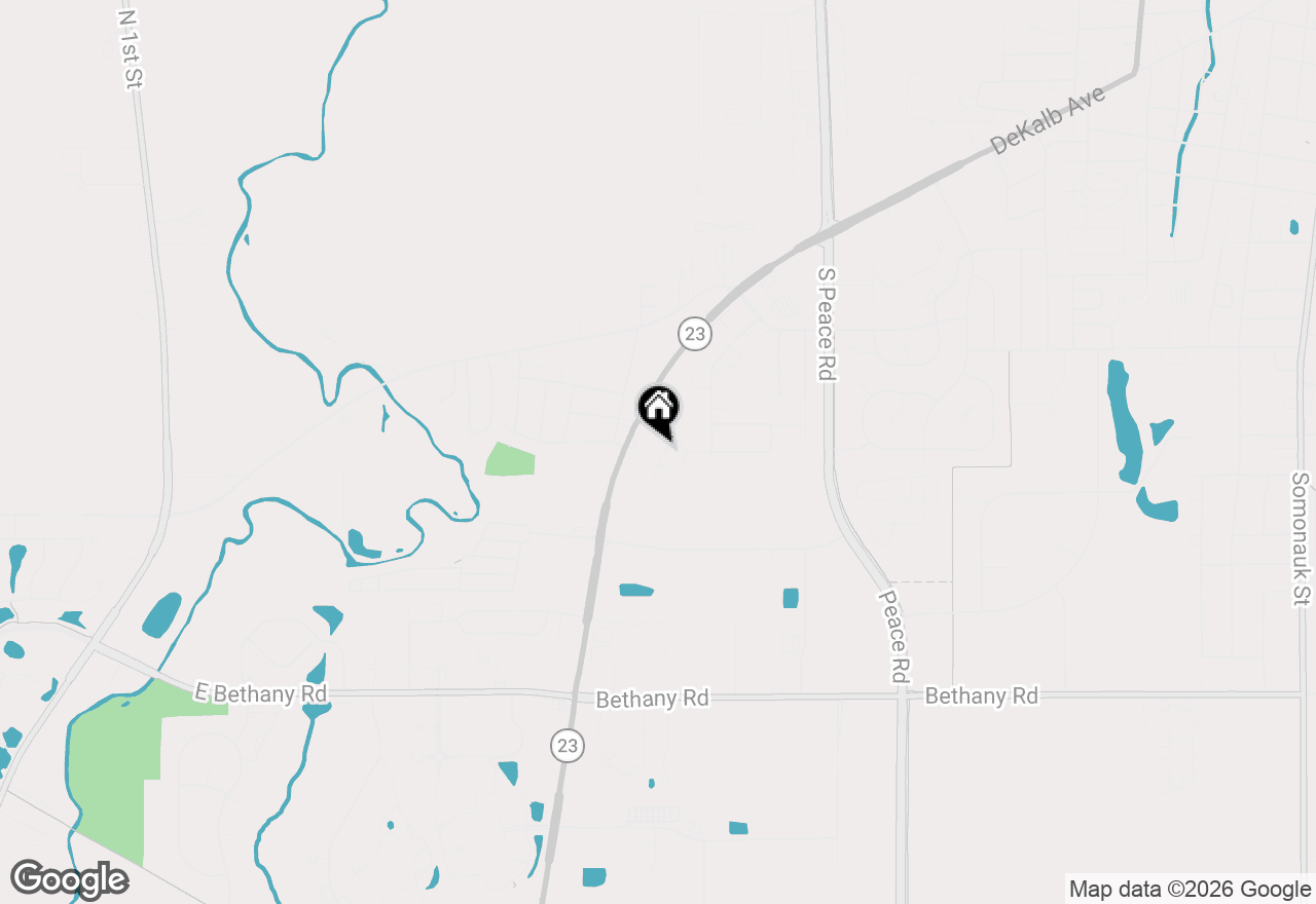 Map of 1841 Kerrybrook Court #1841, Sycamore, IL 60178