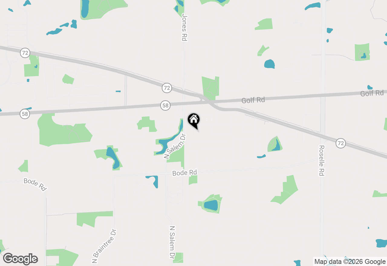 Map of 1035 Higgins Quarters Drive #4-205, Hoffman Estates, IL 60194