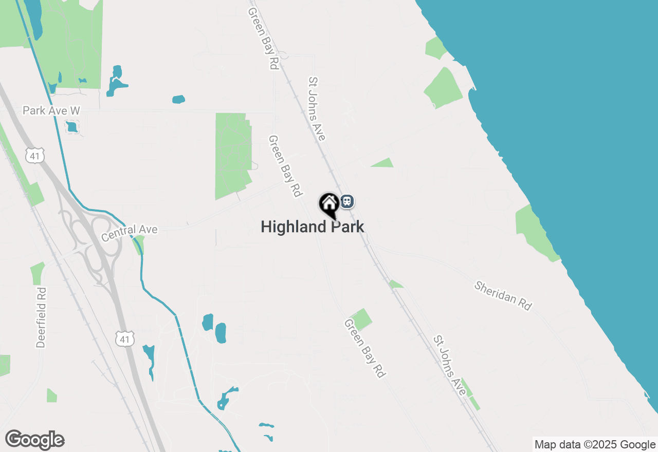 Map of 650 Walnut Street #301, Highland Park, IL 60035