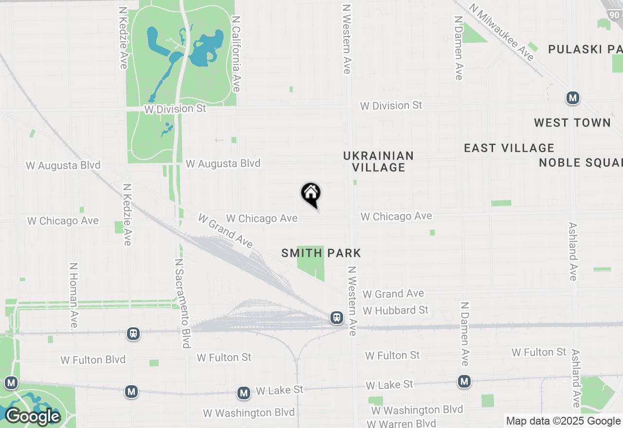 Map of 2524 W Chicago Avenue #2, Chicago, IL 60622