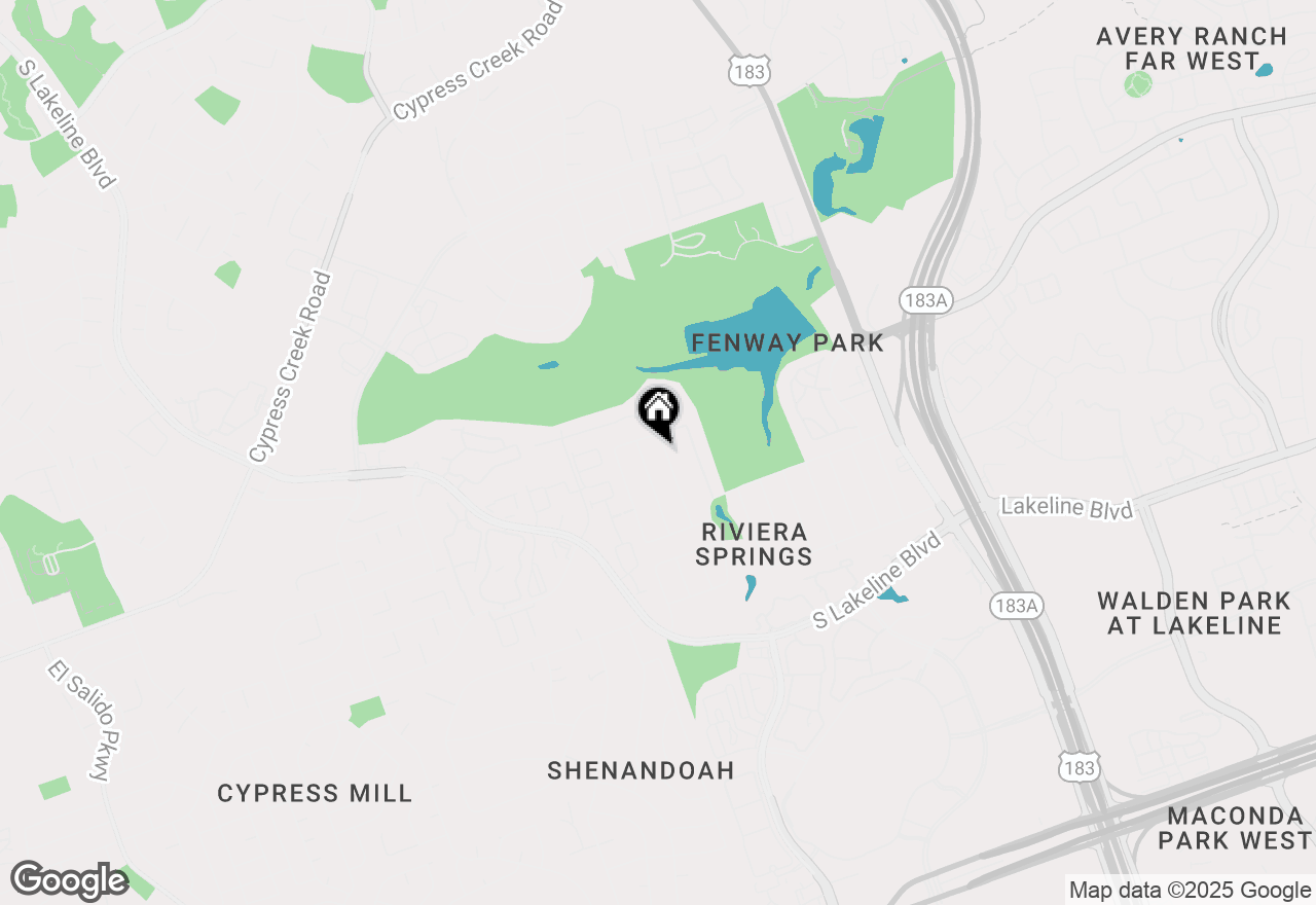 Map of 2105 N Cannes Dr, Cedar Park, TX 78613