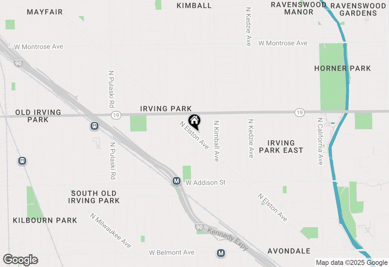 Map of 3863 N Elston, Chicago,  60618