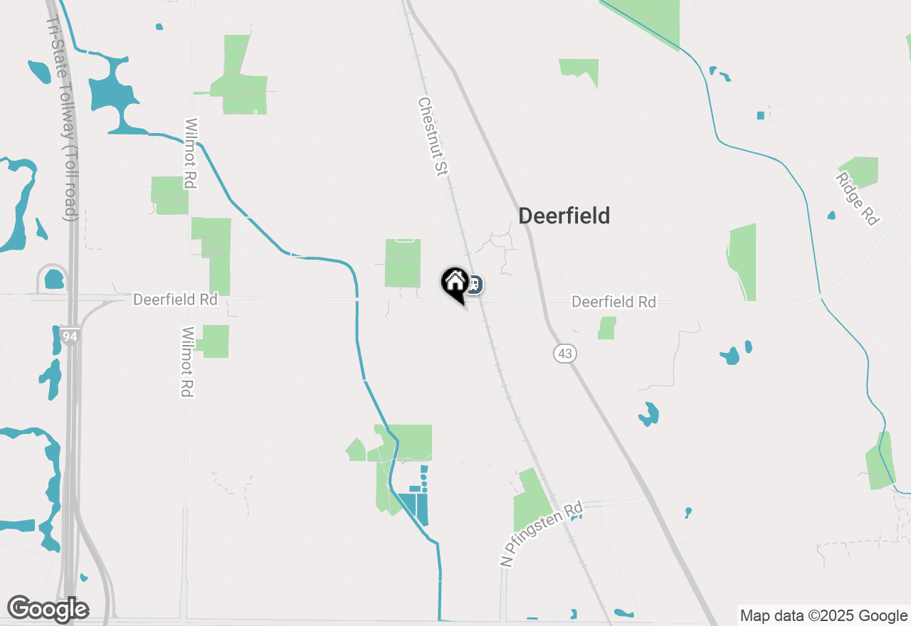 Map of 740 Chestnut Street, Deerfield, IL 60015