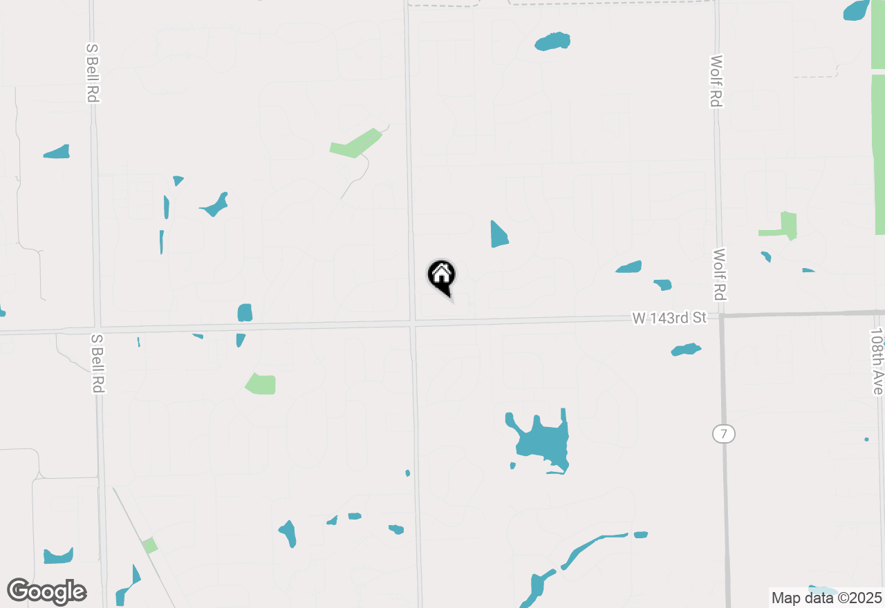 Map of 11901 Windemere Court #404, Orland Park, IL 60467