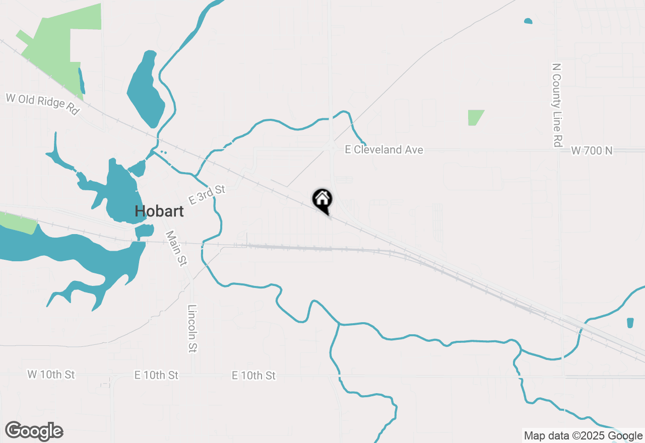 Map of 427 S Lawrence Street, Hobart, IN 46342