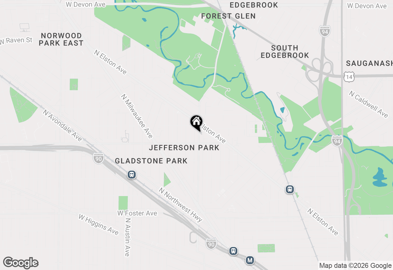 Map of 5626 N Central Avenue #1, Chicago, IL 60646