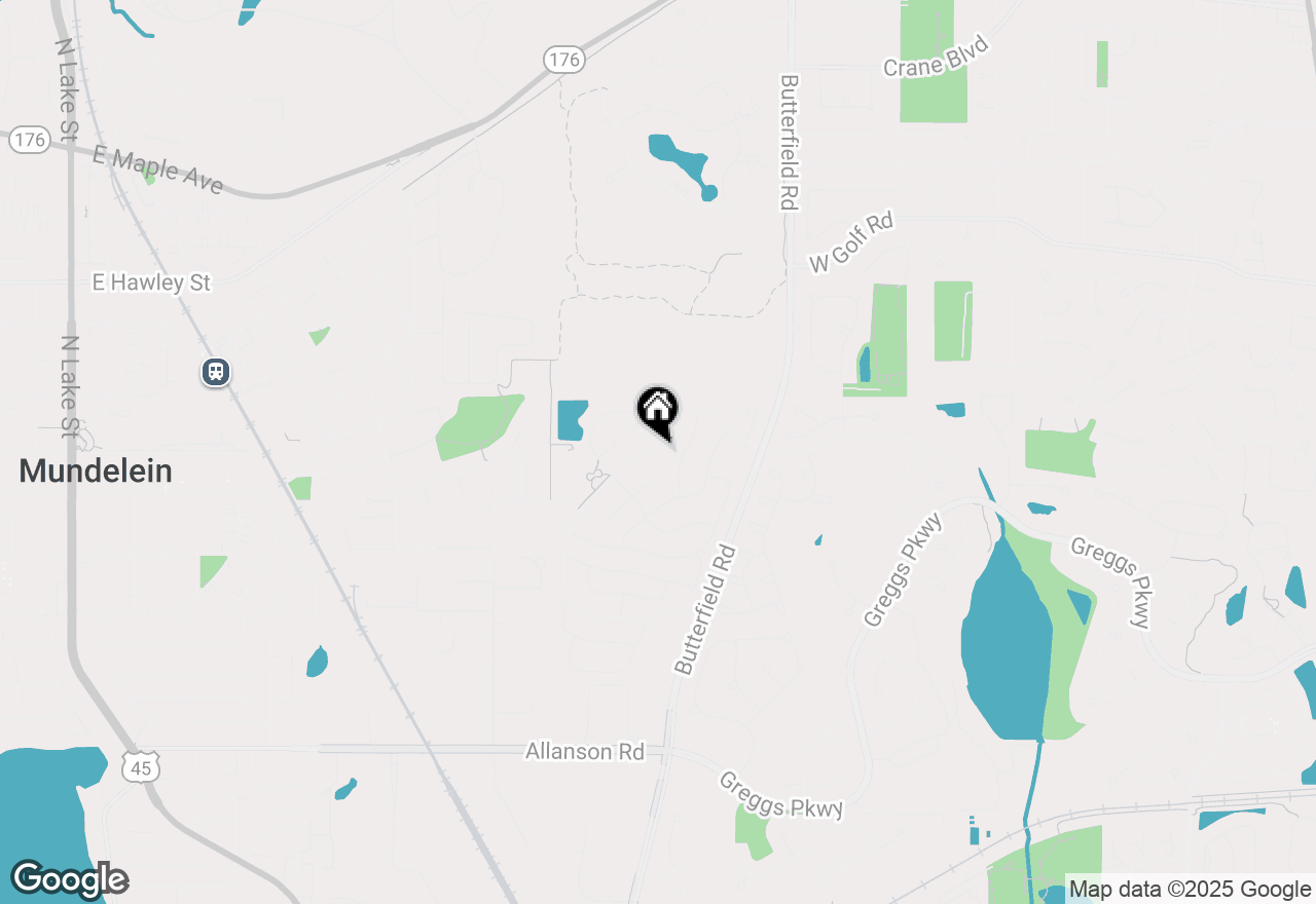 Map of 1389 Huntington Drive, Mundelein, IL 60060