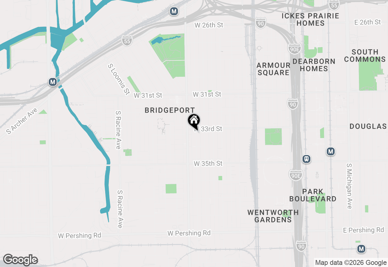 Map of 3314 S Emerald Avenue, Chicago, IL 60616