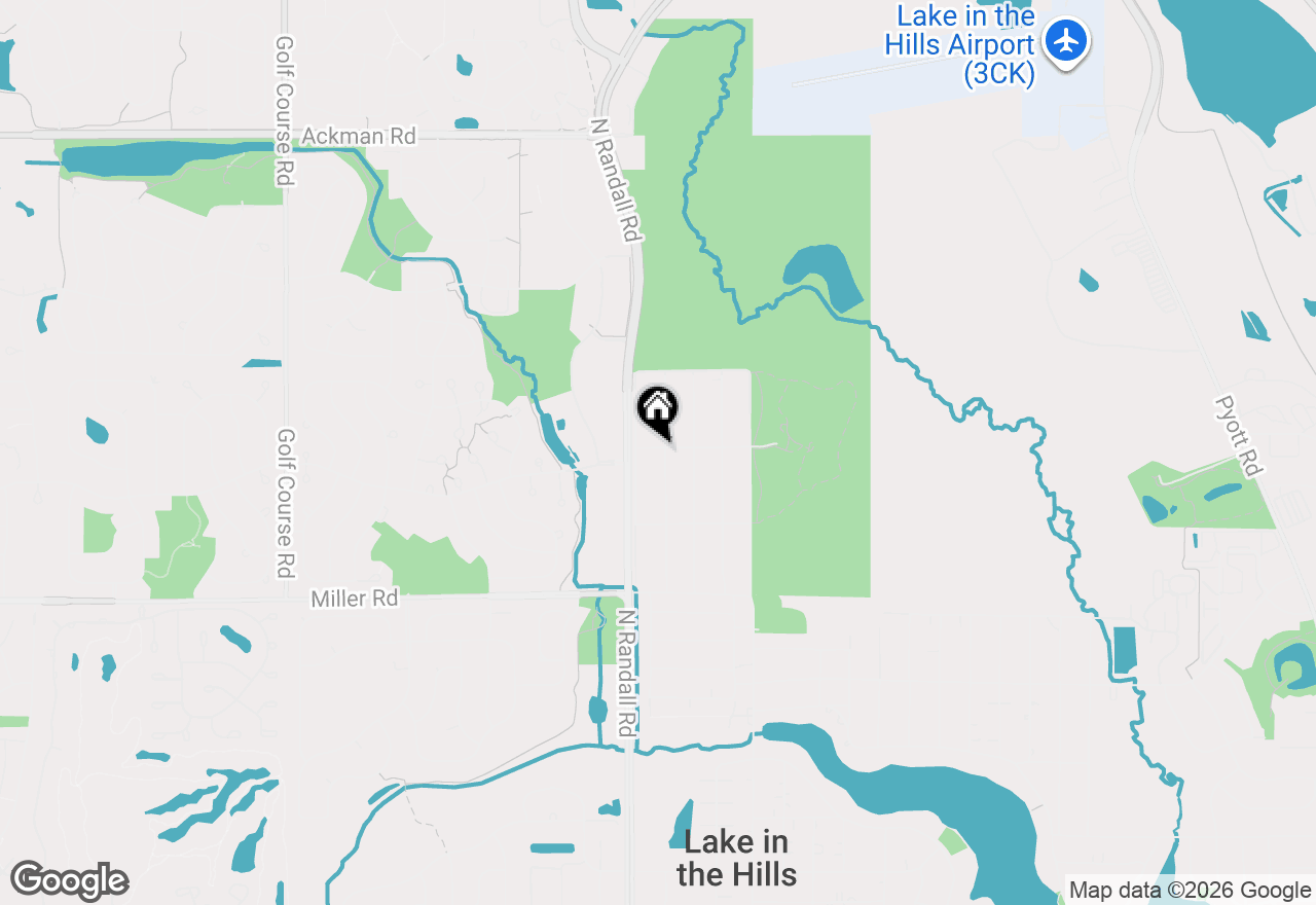 Map of 1425 Washington Street, Lake In The Hills, IL 60156