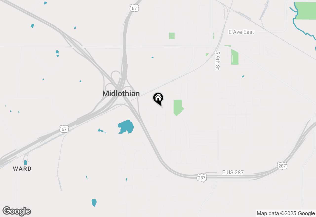 Map of 1003 W Sierra Vista Court, Midlothian, TX 76065