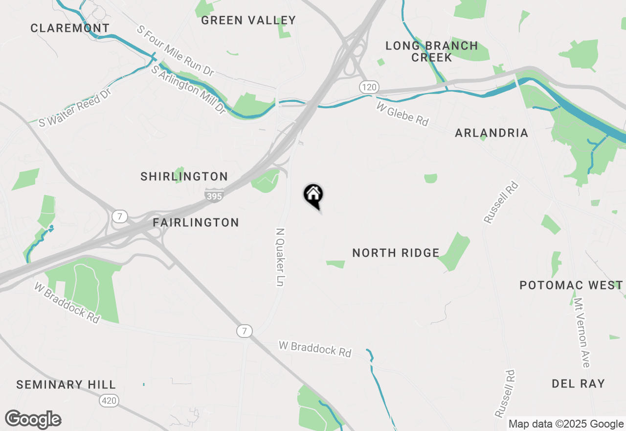 Map of 1726 Preston Road, Alexandria, VA 22302