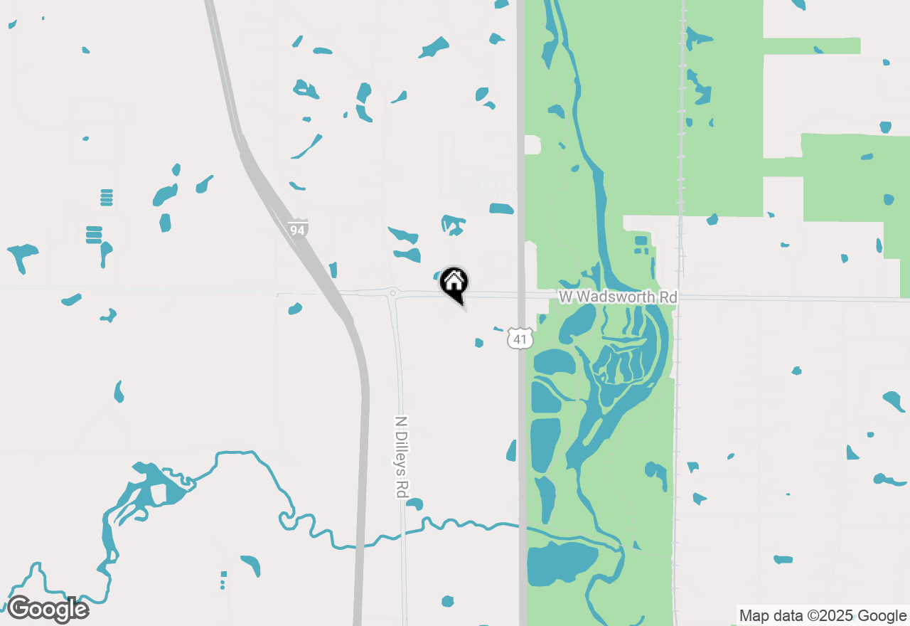 Map of 15955 W Wadsworth Road, Wadsworth, IL 60083