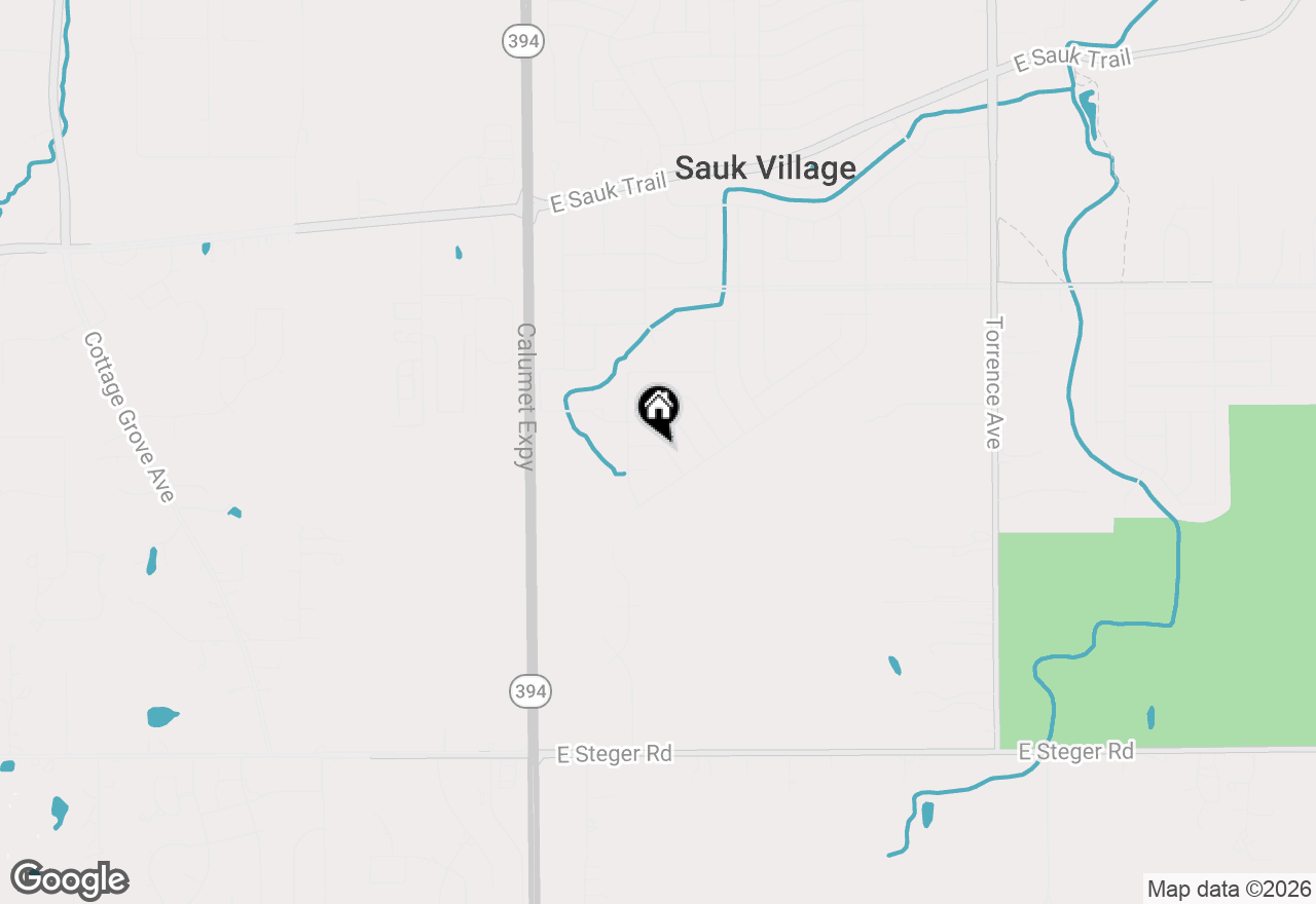 Map of 1780 225th Place, Sauk Village, IL 60411