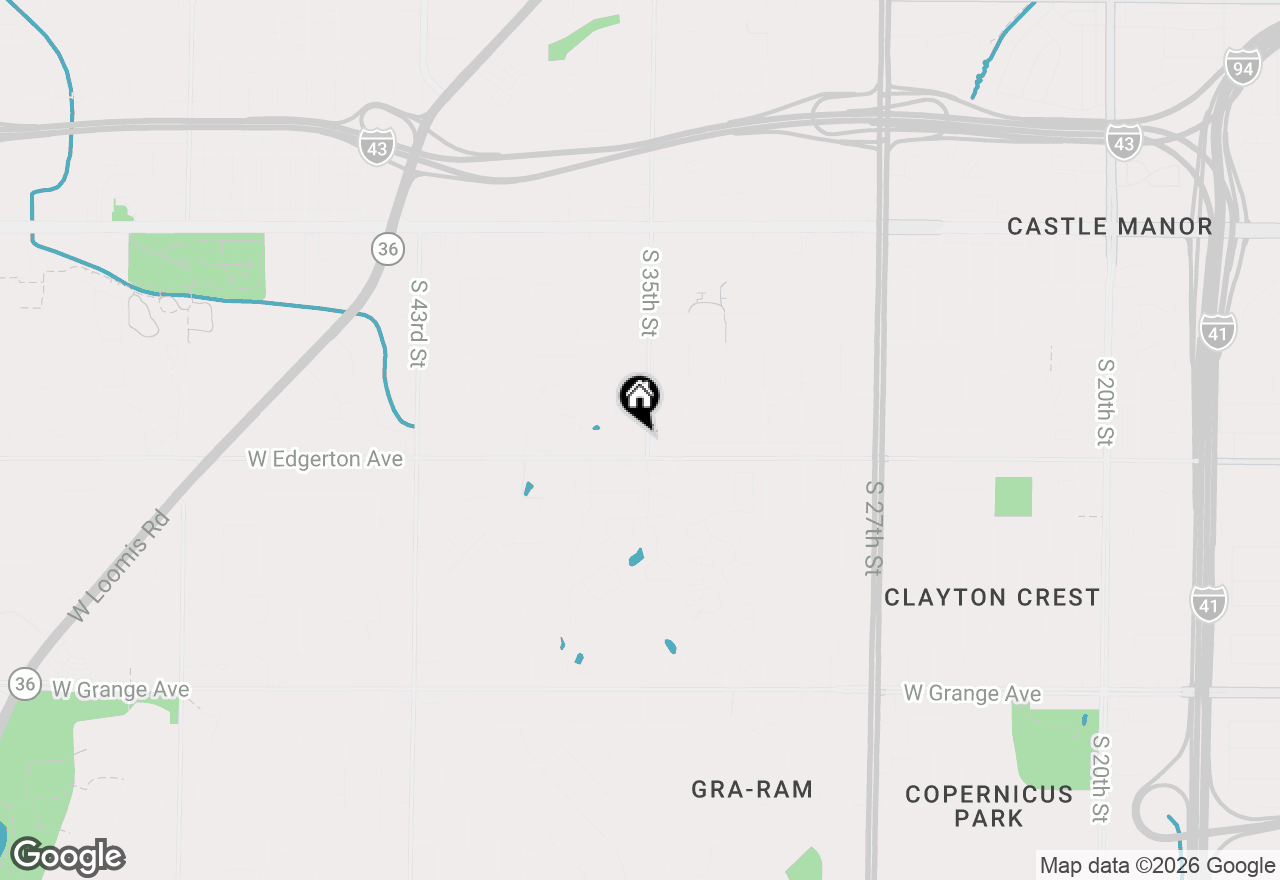 Map of 5075 S 35th St, Greenfield, WI 53221