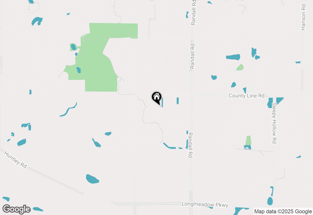 Map of 12849 Milbrook Drive, Huntley, IL 60142