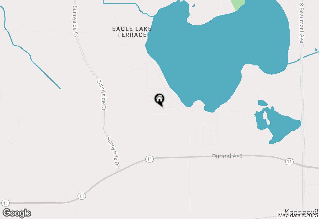 Map of 2806 Coolidge Dr, Kansasville, WI 53139