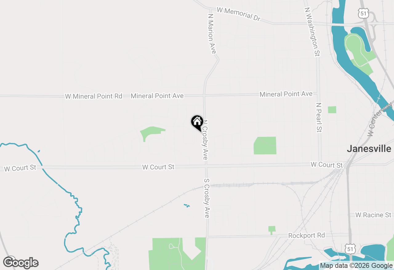 Map of 226 Beechwood Drive, Janesville, WI 53548