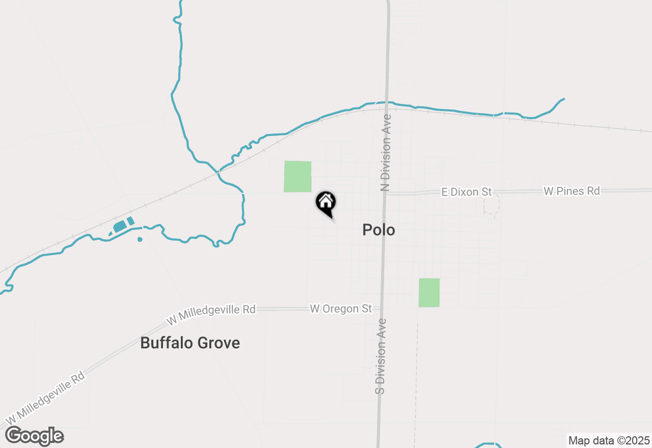 Map of 512 W Mason Street, Polo, IL 61064