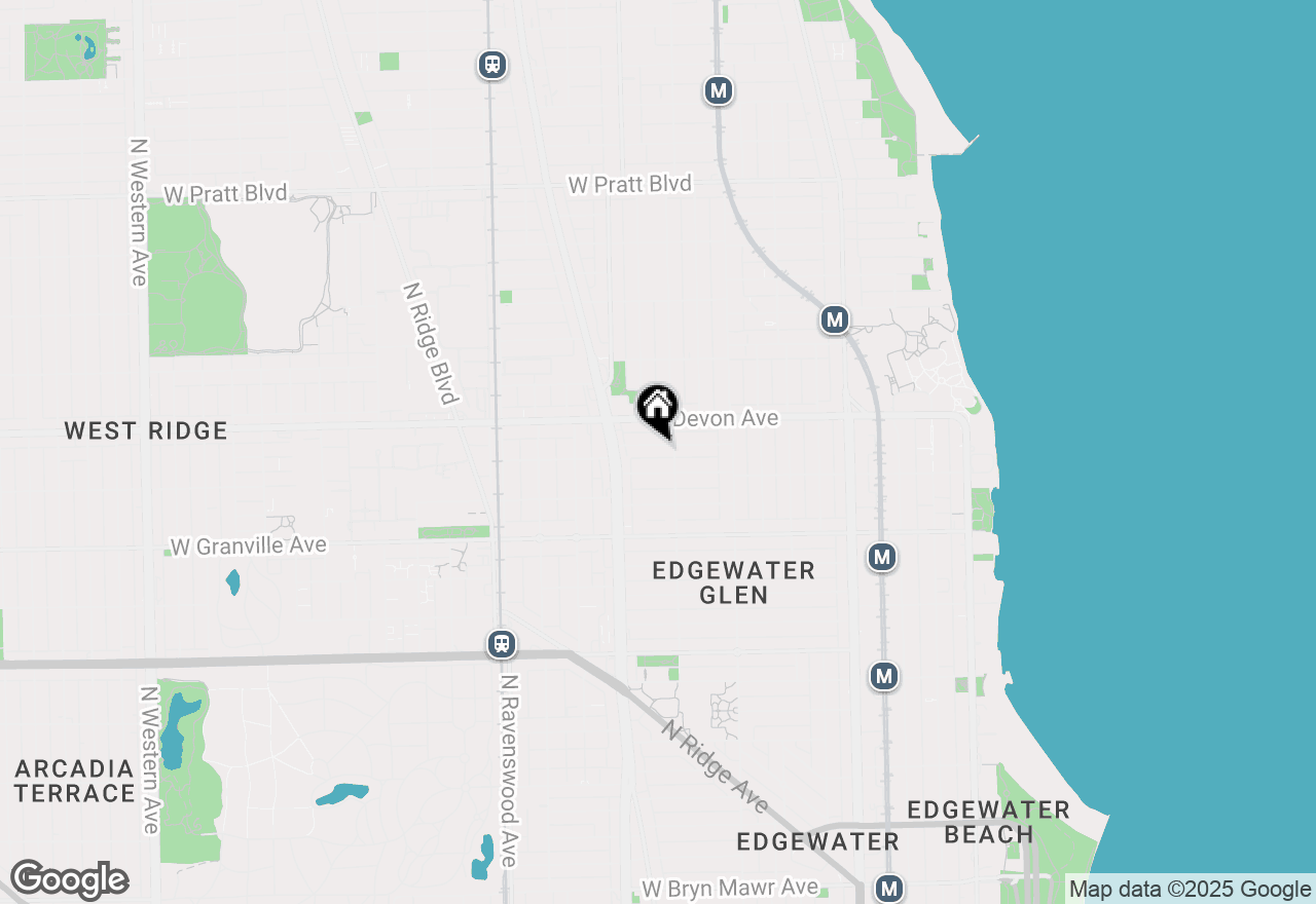 Map of 1515 W Highland Avenue, Chicago, IL 60660