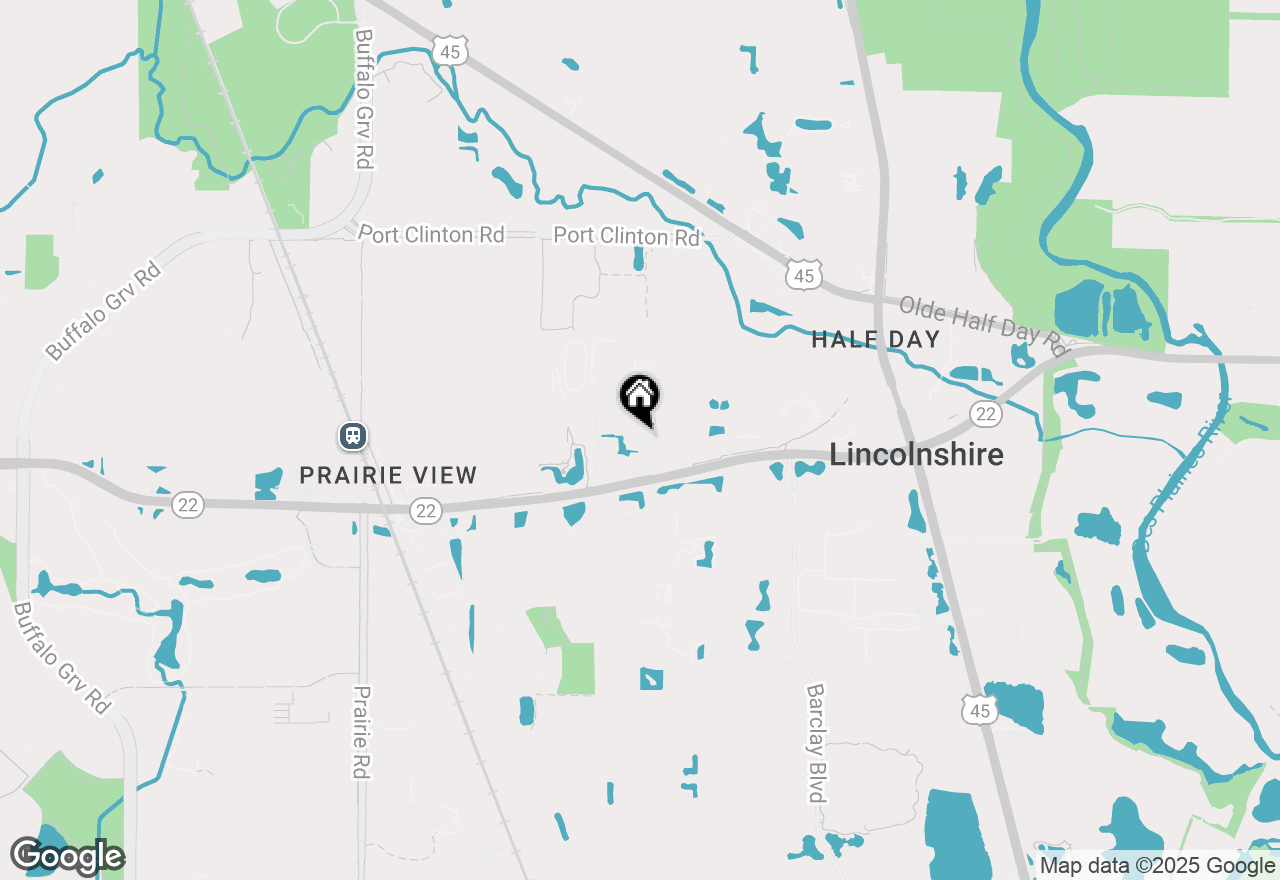 Map of 1 Northfield Court, Lincolnshire, IL 60069