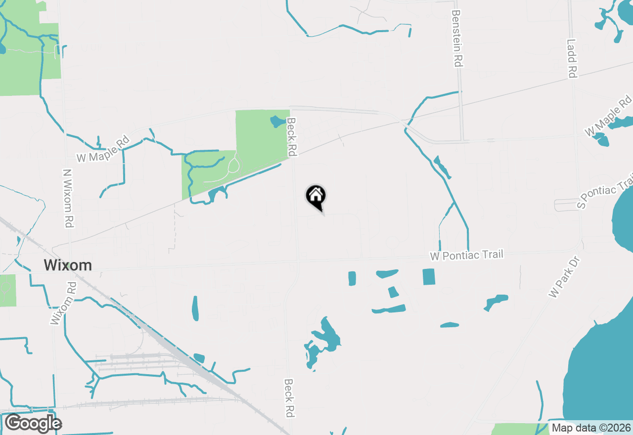 Map of 4200 Addington Drive, Commerce Twp, MI 48390