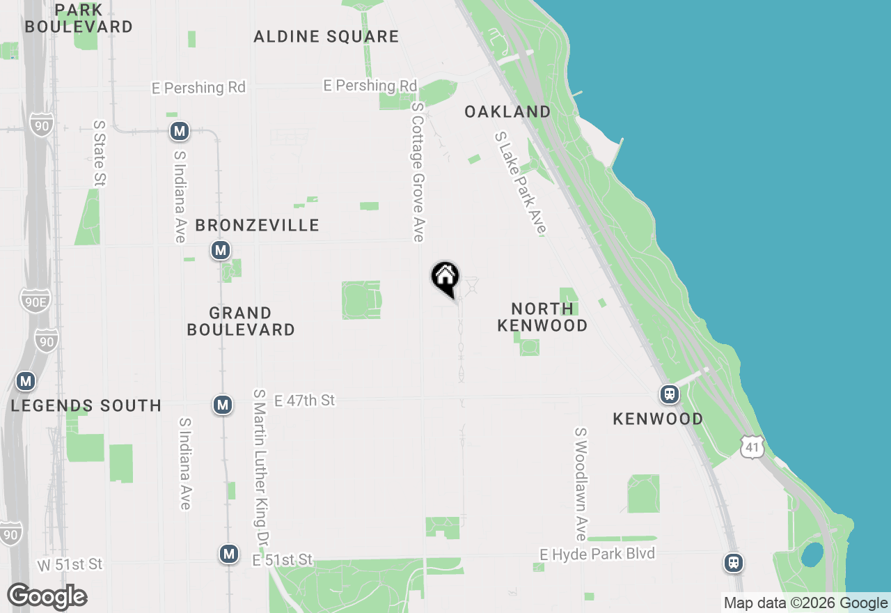 Map of 4442 S Drexel Boulevard #G, Chicago, IL 60653