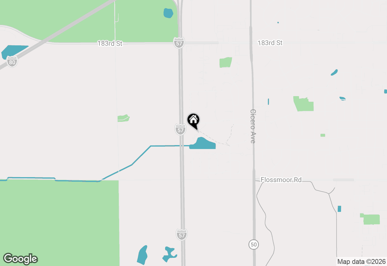 Map of 18730 Welch Way, Country Club Hills, IL 60478