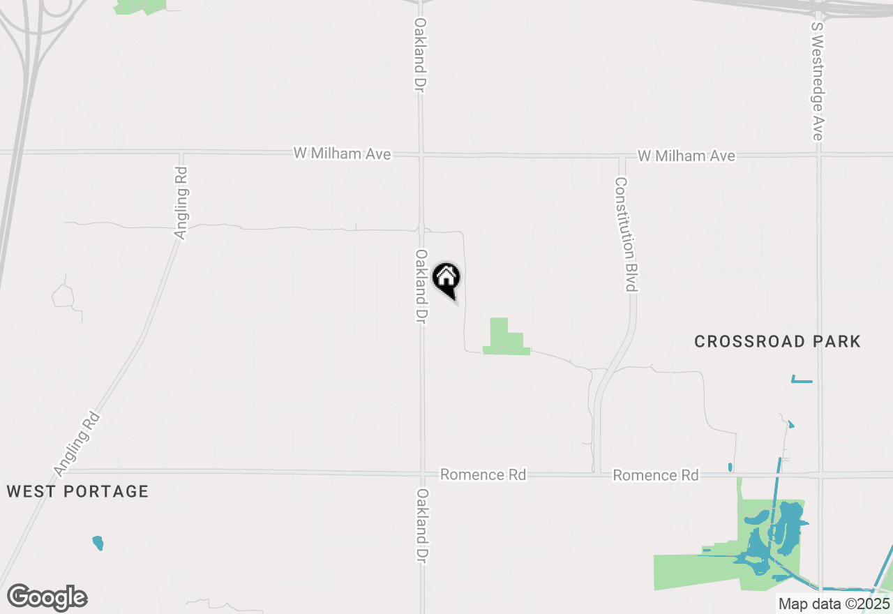 Map of 1922 Brighton Lane, Portage, MI 49024