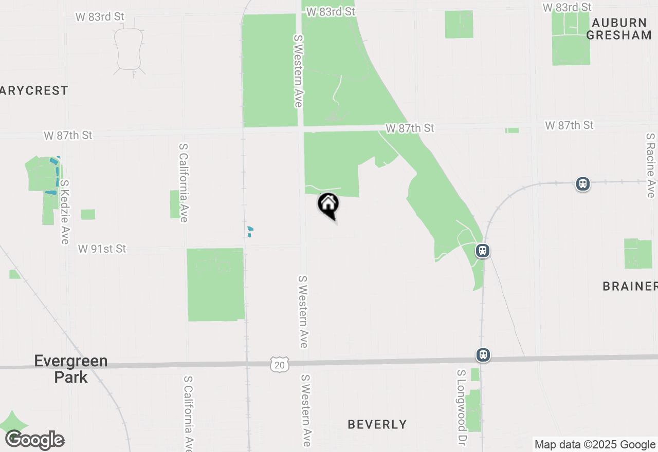 Map of 9018 S Oakley Avenue, Chicago, IL 60643