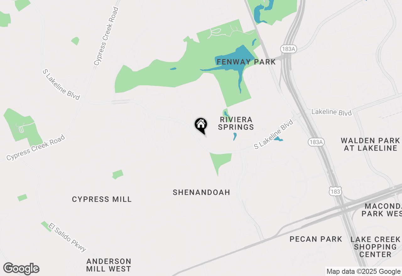 Map of 2304 S Lakeline Blvd #563, Cedar Park, TX 78613