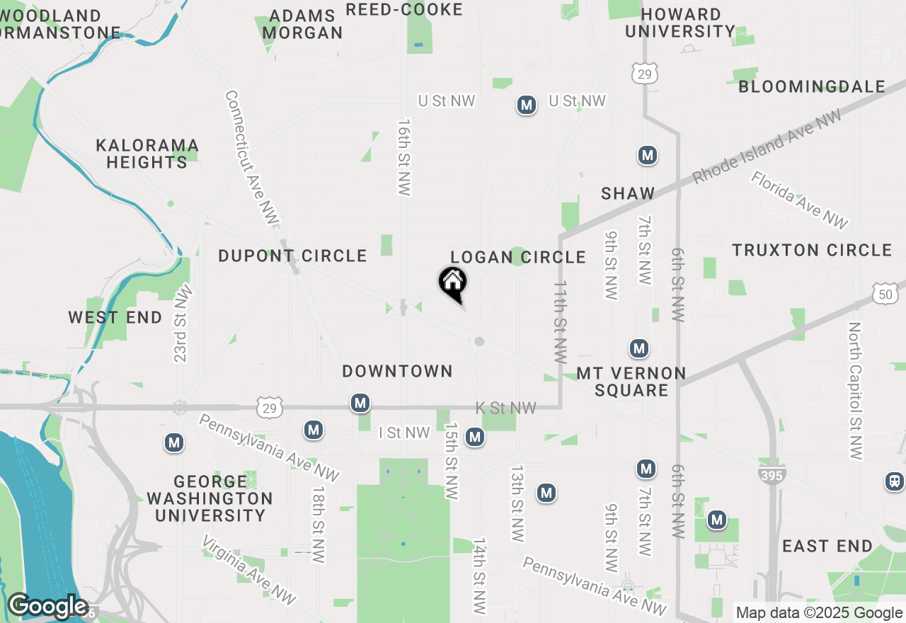 Map of 1440 N Street Nw #P17, Washington, DC 20005