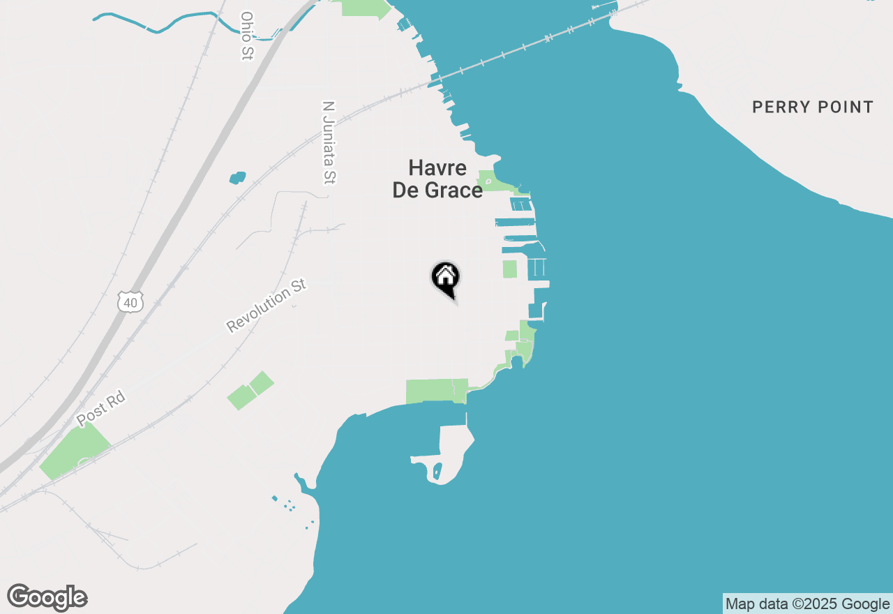 Map of 402 Lewis Street, Havre De Grace, MD 21078