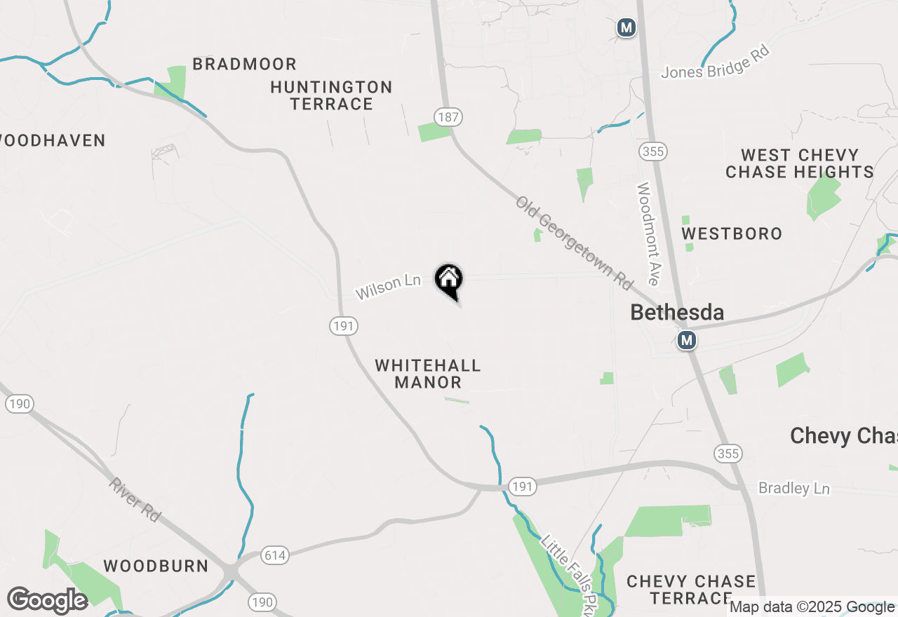 Map of 5408 Moorland Lane, Bethesda, MD 20814