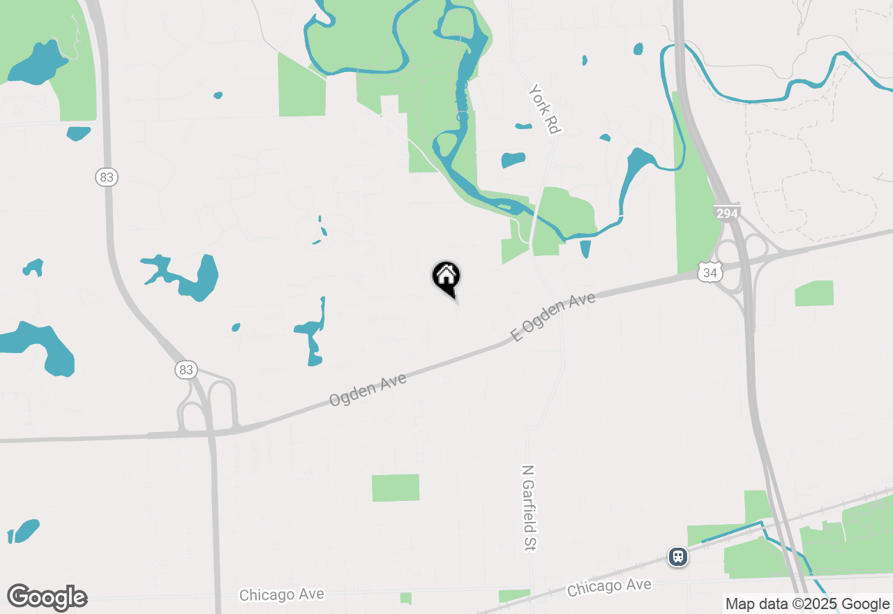 Map of 840 Merrill Woods Road, Hinsdale, IL 60521