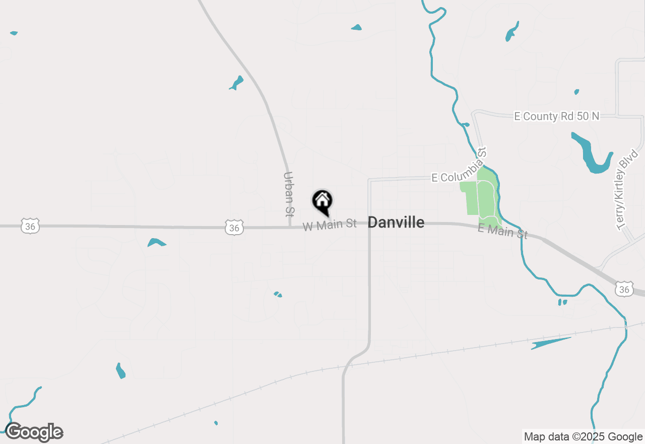 Map of 502 W Main Street, Danville, IN 46122