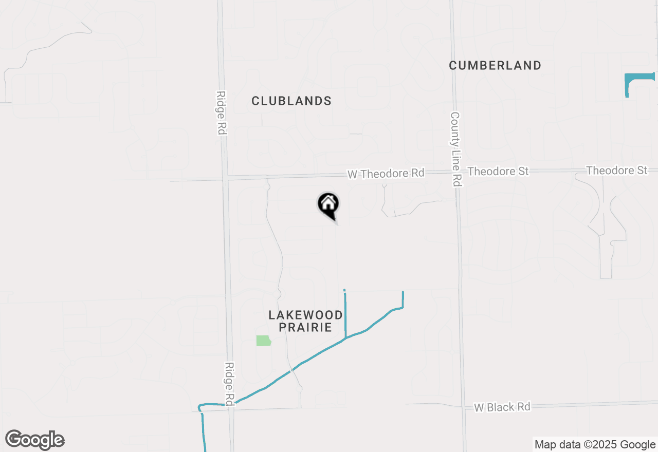 Map of 7501 Blueblossom Lane, Joliet, IL 60431