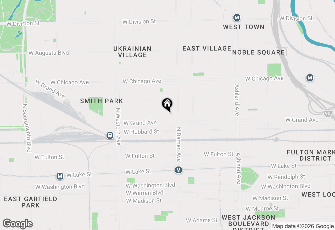 Map of 2046 W Race Avenue, Chicago, IL 60612