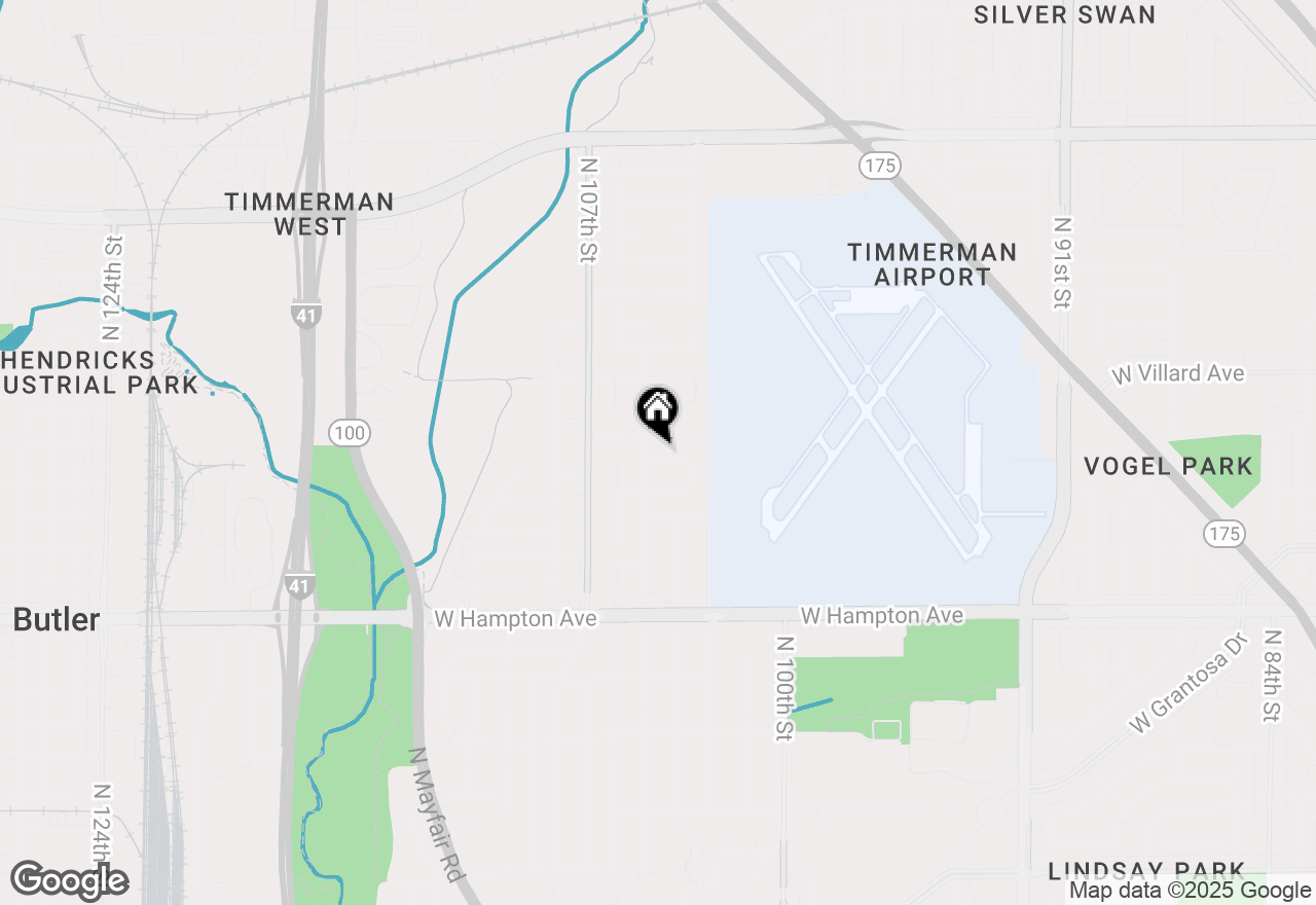 Map of 10442 W Fairmount Ave, Milwaukee, WI 53225