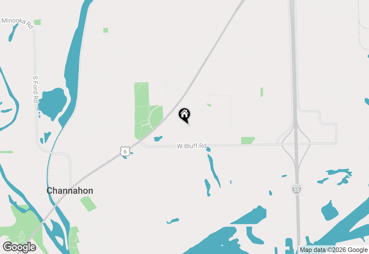 Map of 24555 S Moorman Avenue, Channahon, IL 60410