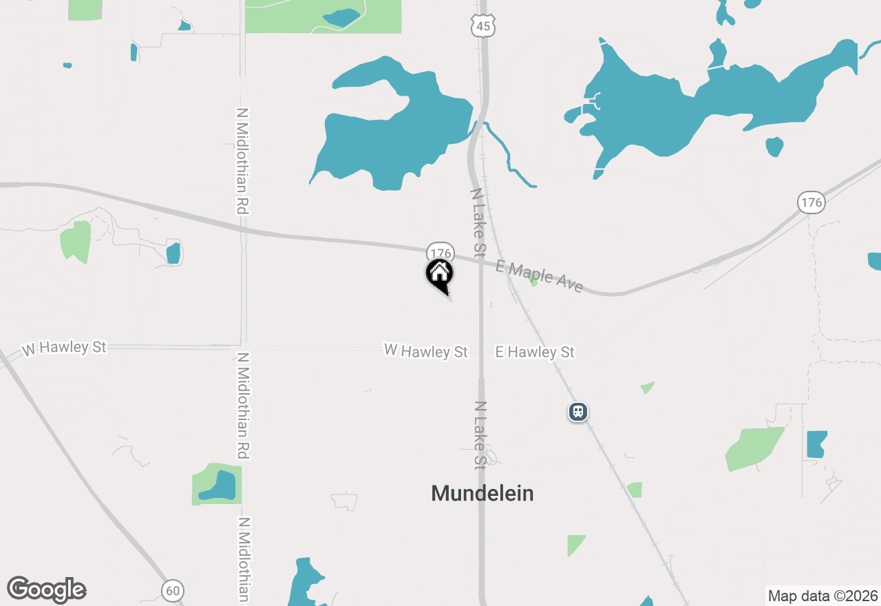 Map of 128 W Park Street, Mundelein, IL 60060
