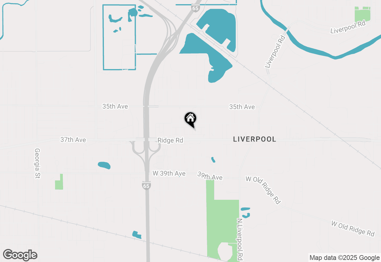 Map of 3659 California Street, Lake Station, IN 46405