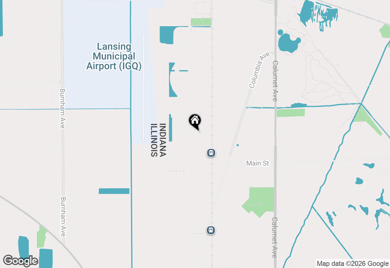 Map of 10317 Margo Lane, Munster, IN 46321